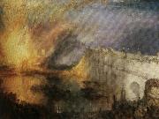 Joseph Mallord William Turner Burning of the Houses oil painting artist